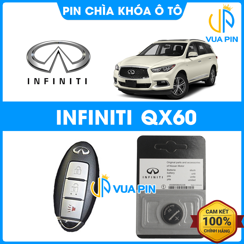 Pin chìa khóa ô tô Infiniti QX60 chính hãng – Pin chìa khóa thông minh INFINITI