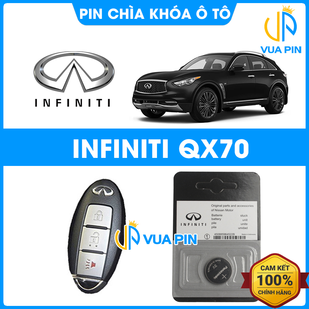 Pin chìa khóa ô tô Infiniti QX70 chính hãng – Pin chìa khóa thông minh INFINITI