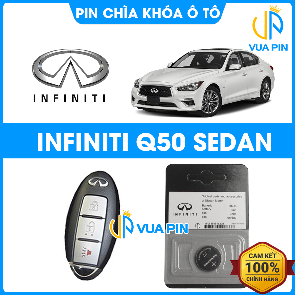 Pin chìa khóa ô tô Infiniti Q50 Sedan chính hãng – Pin chìa khóa thông minh INFINITI