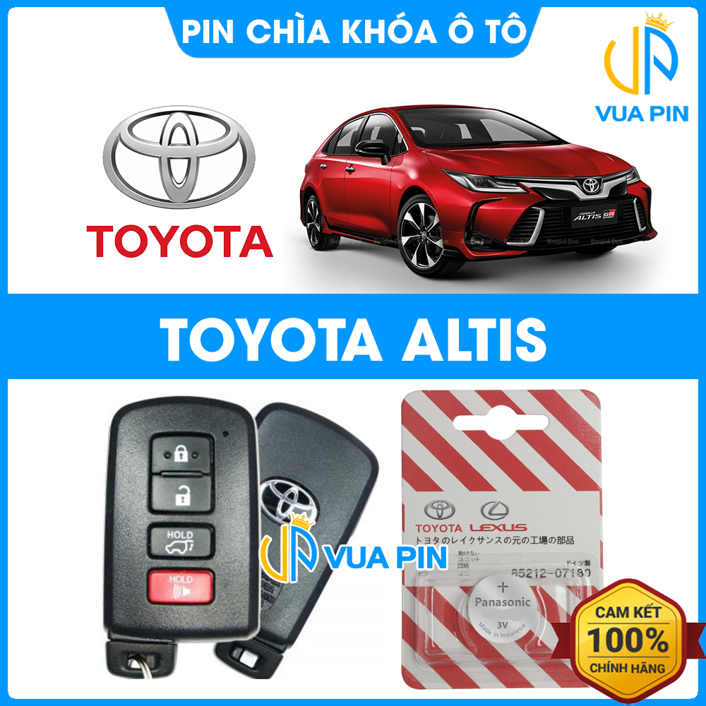 Pin chìa khóa ô tô Toyota Altis chính hãng – Pin chìa khóa thông minh TOYOTA