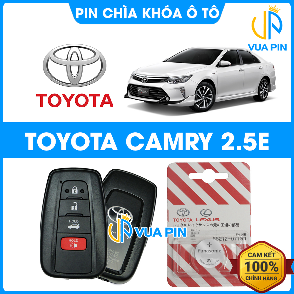 Pin chìa khóa ô tô Toyota Camry 2.5E chính hãng – Pin chìa khóa thông minh TOYOTA