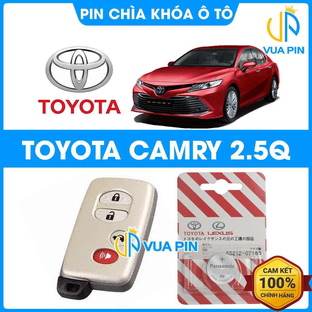 Pin chìa khóa ô tô Toyota Camry 2.5Q chính hãng – Pin chìa khóa thông minh TOYOTA