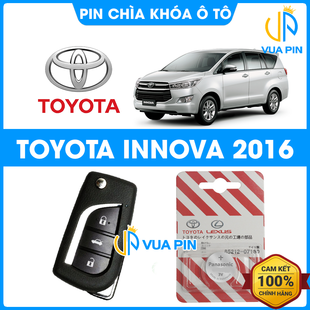 Pin chìa khóa ô tô Toyota Innova 2016 chính hãng – Pin chìa khóa thông minh TOYOTA