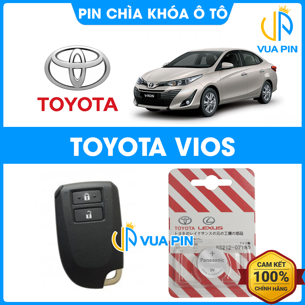 Pin chìa khóa ô tô Toyota Vios chính hãng – Pin chìa khóa thông minh TOYOTA