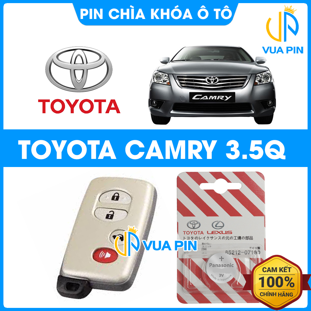 Pin chìa khóa ô tô Toyota Camry 3.5Q chính hãng – Pin chìa khóa thông minh TOYOTA