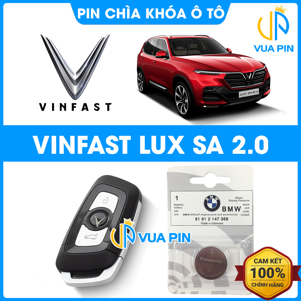 Pin chìa khóa ô tô Vinfast Lux SA2.0 chính hãng – Pin chìa khóa thông minh Vinfast
