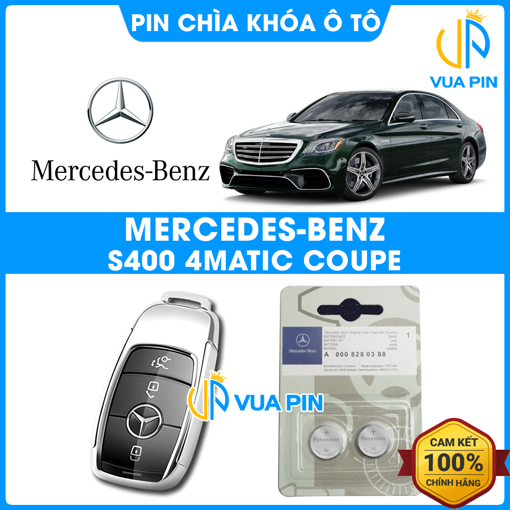 Pin chìa khóa ô tô Mercedes S400 4MATIC Coupe chính hãng Mercedes
