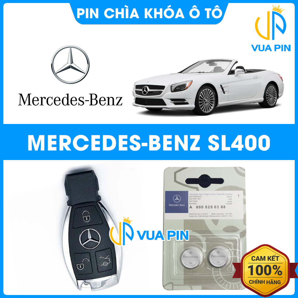 Pin chìa khóa ô tô Mercedes SL400 chính hãng Mercedes