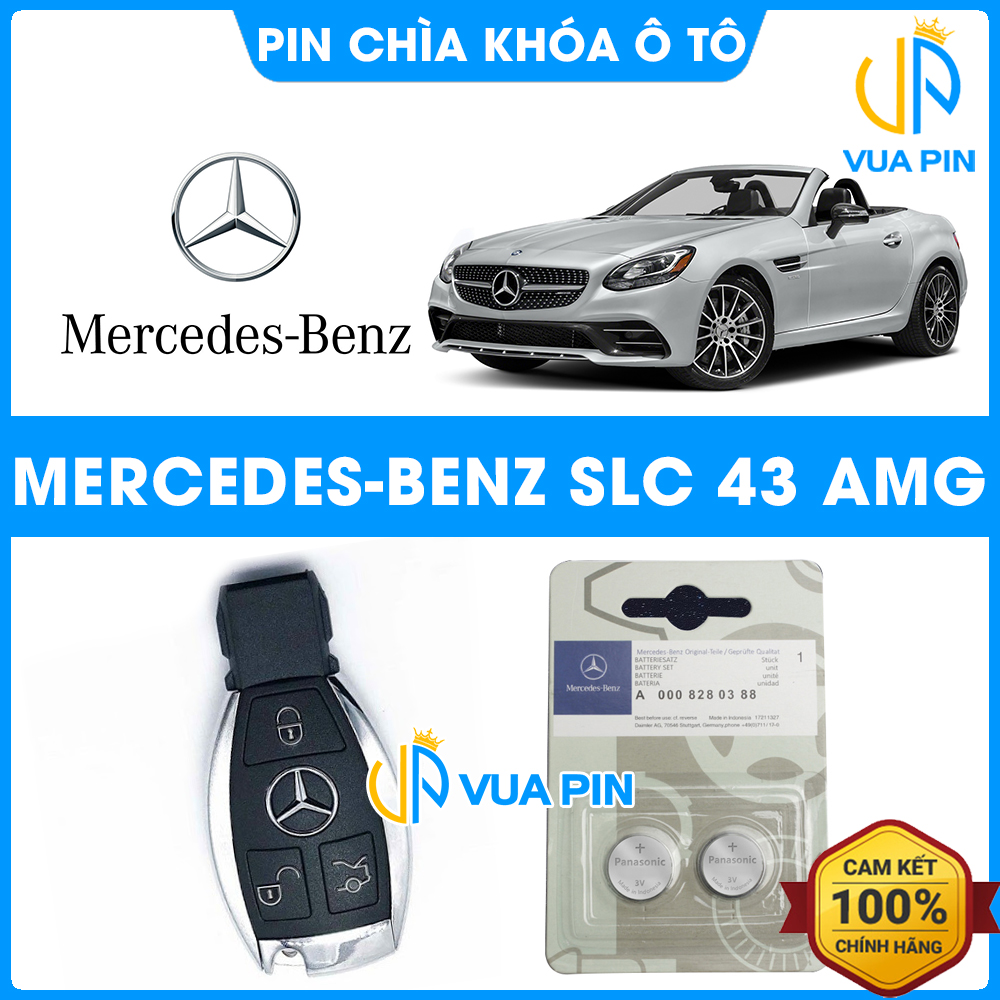Pin chìa khóa ô tô Mercedes SLC 43 AMG chính hãng Mercedes