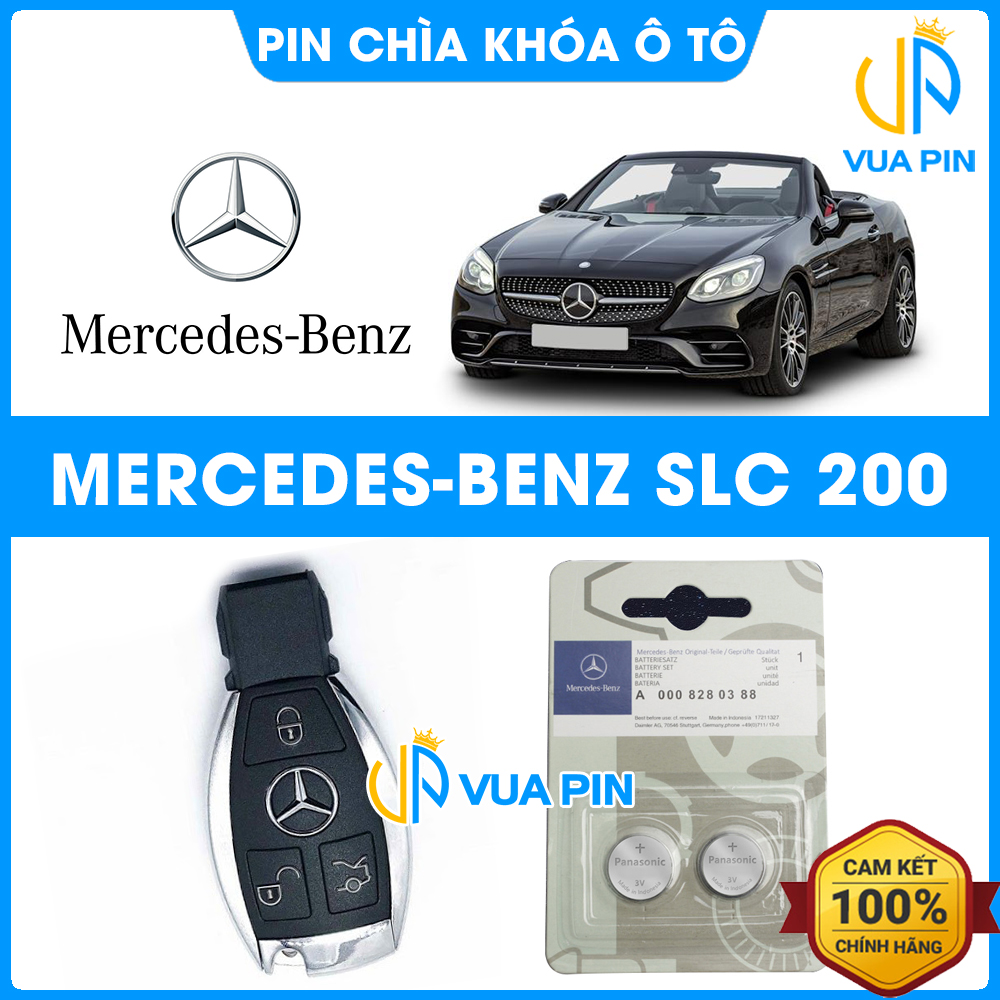 Pin chìa khóa ô tô Mercedes SLC 200 chính hãng Mercedes