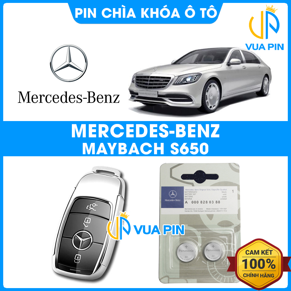 Pin chìa khóa ô tô Mercedes MAYBACH S650 chính hãng Mercedes