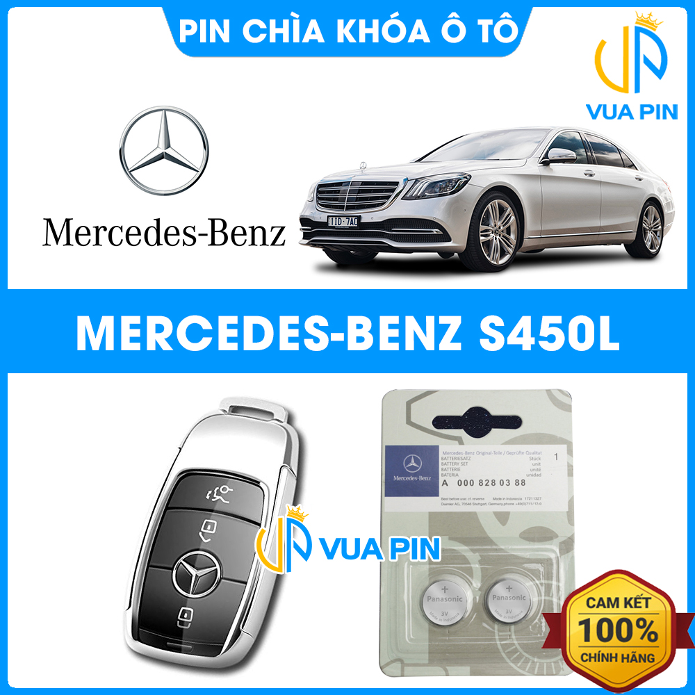Pin chìa khóa ô tô Mercedes S450L chính hãng Mercedes