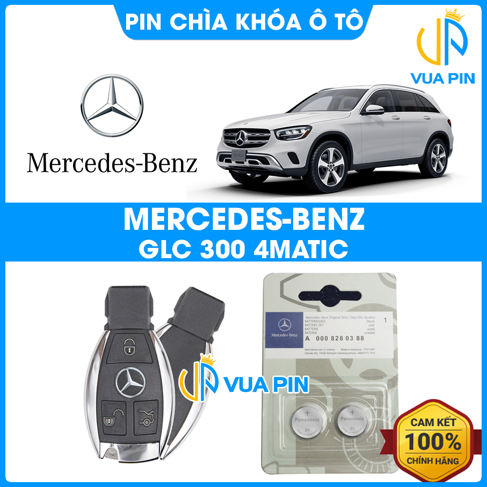 Pin chìa khóa ô tô Mercedes GLC 300 4MATIC chính hãng Mercedes