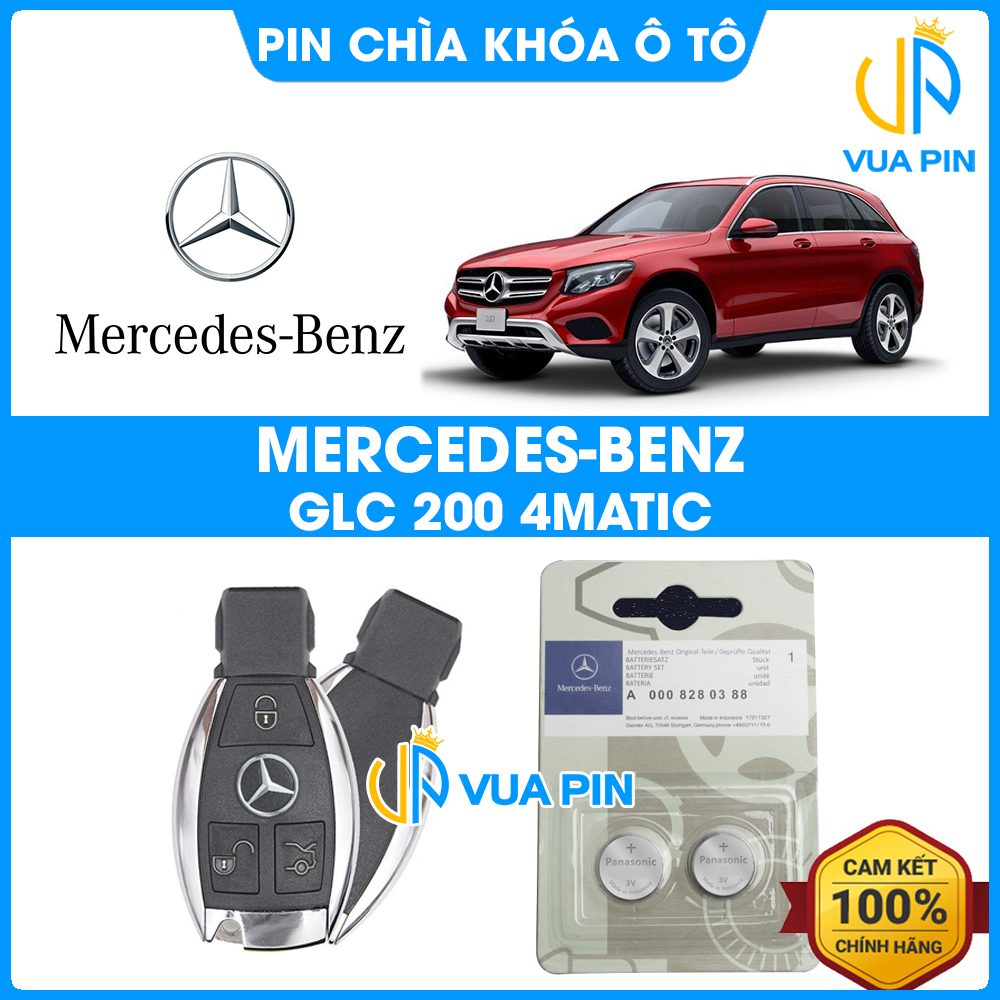 Pin chìa khóa ô tô Mercedes GLC 200 4MATIC chính hãng Mercedes