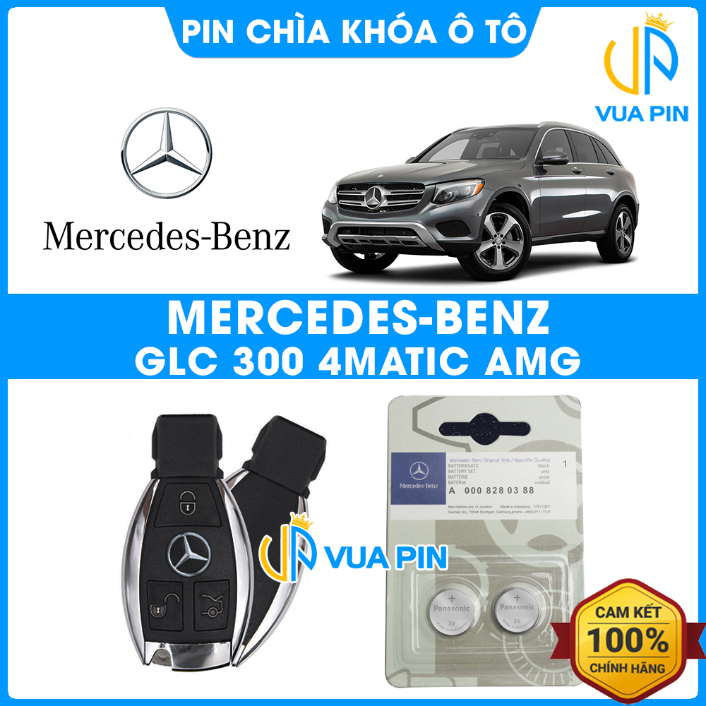 Pin chìa khóa ô tô Mercedes GLC 300 4MATIC AMG chính hãng Mercedes