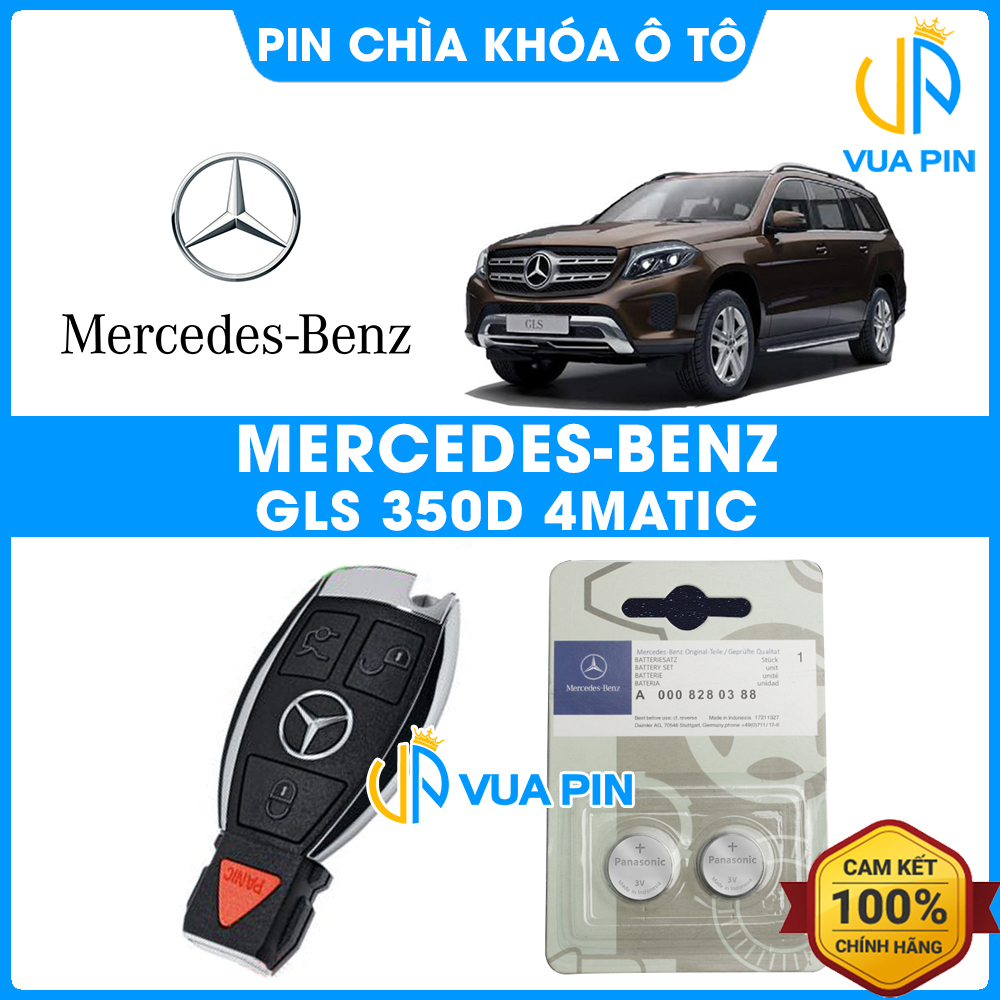 Pin chìa khóa ô tô Mercedes GLS 350d 4MATIC chính hãng Mercedes