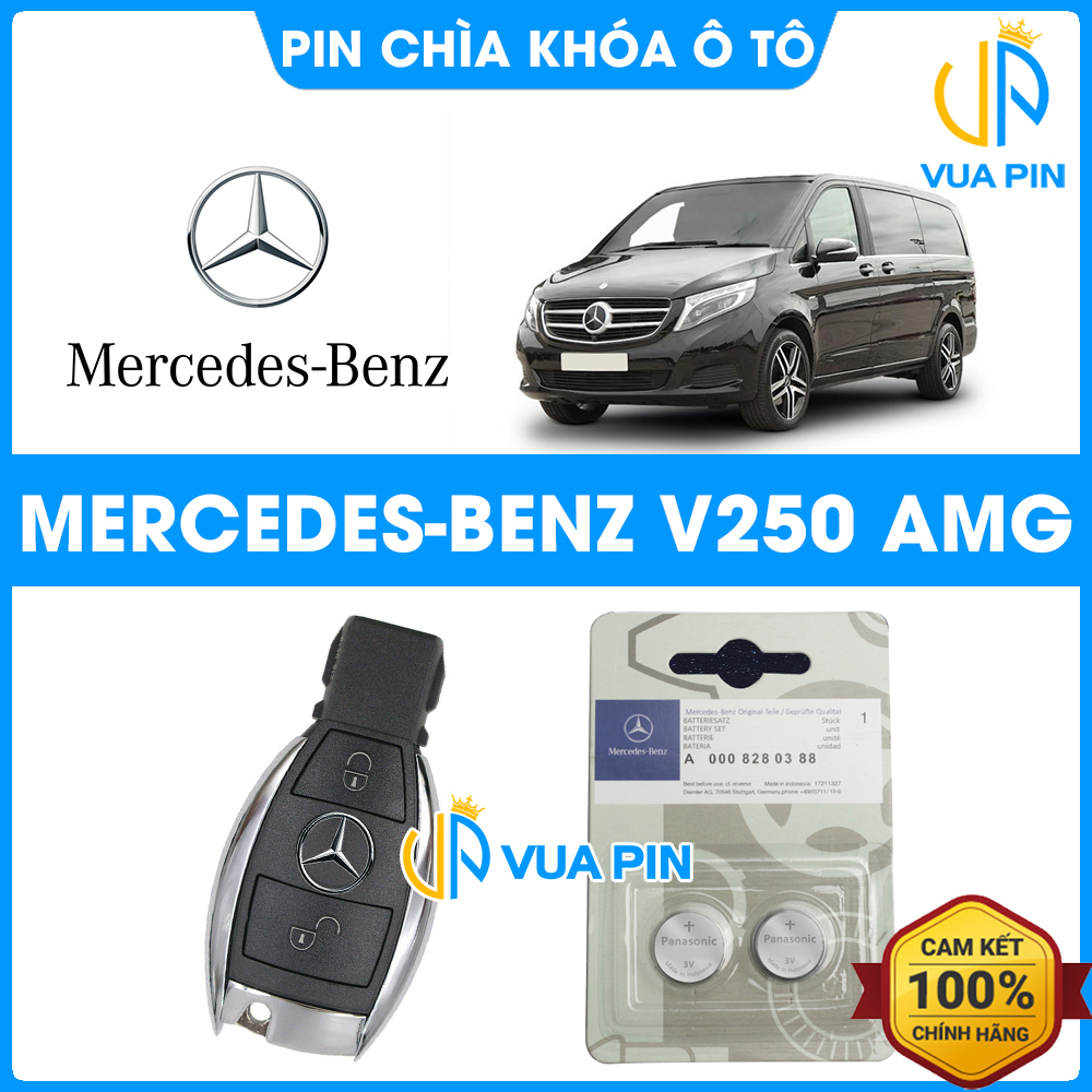 Pin chìa khóa ô tô Mercedes V250 AMG chính hãng Mercedes