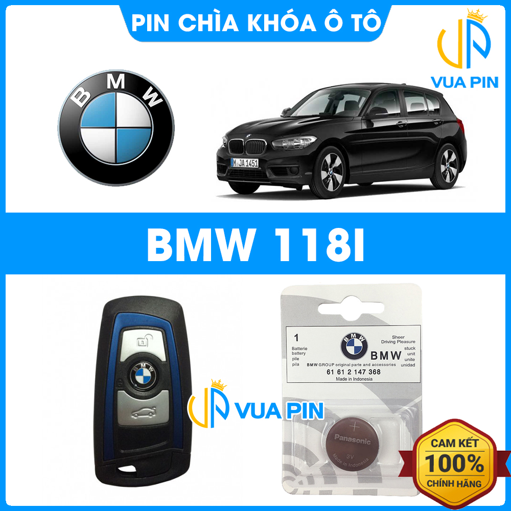 Pin chìa khóa ô tô BMW 118i chính hãng BMW