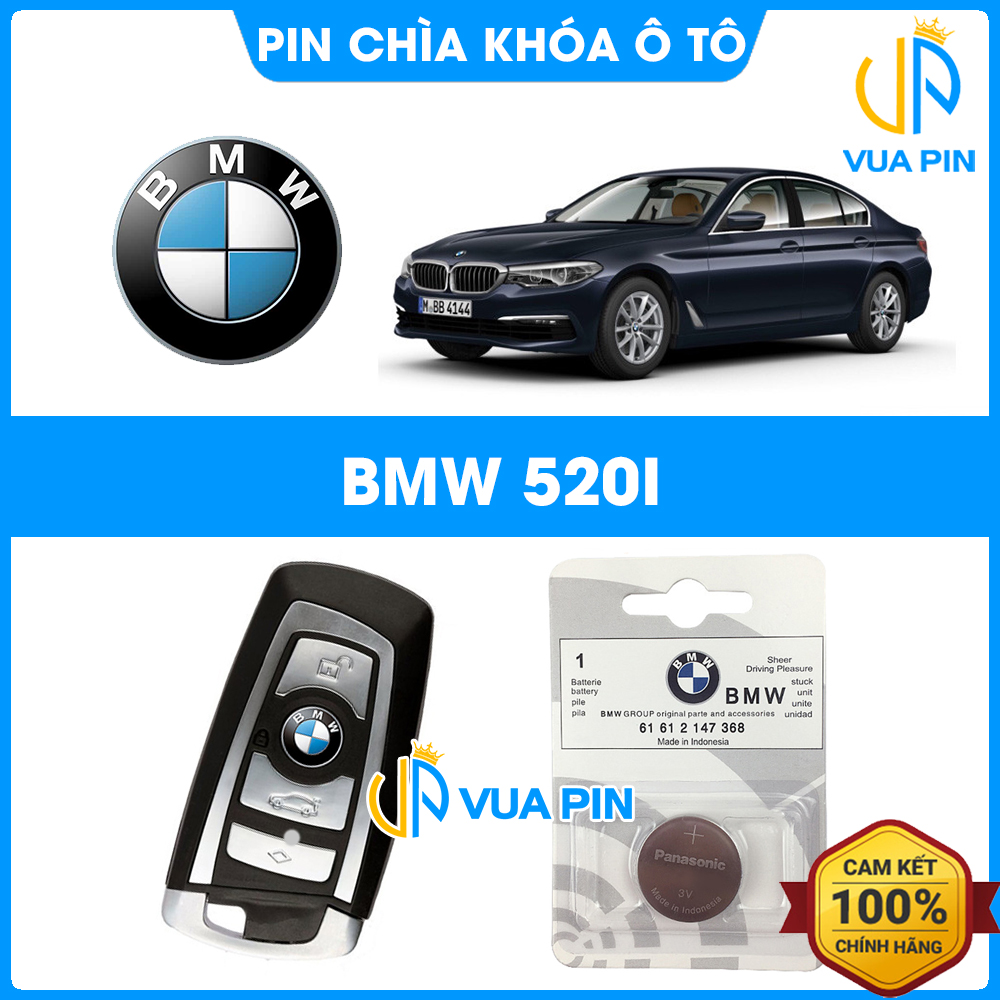 Pin chìa khóa ô tô BMW 520i chính hãng BMW
