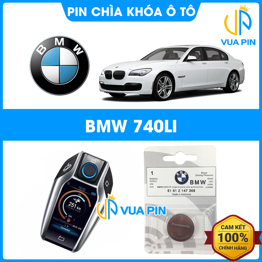 Pin chìa khóa ô tô BMW 740Li chính hãng BMW