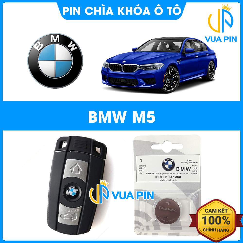Pin chìa khóa ô tô BMW M5 chính hãng BMW