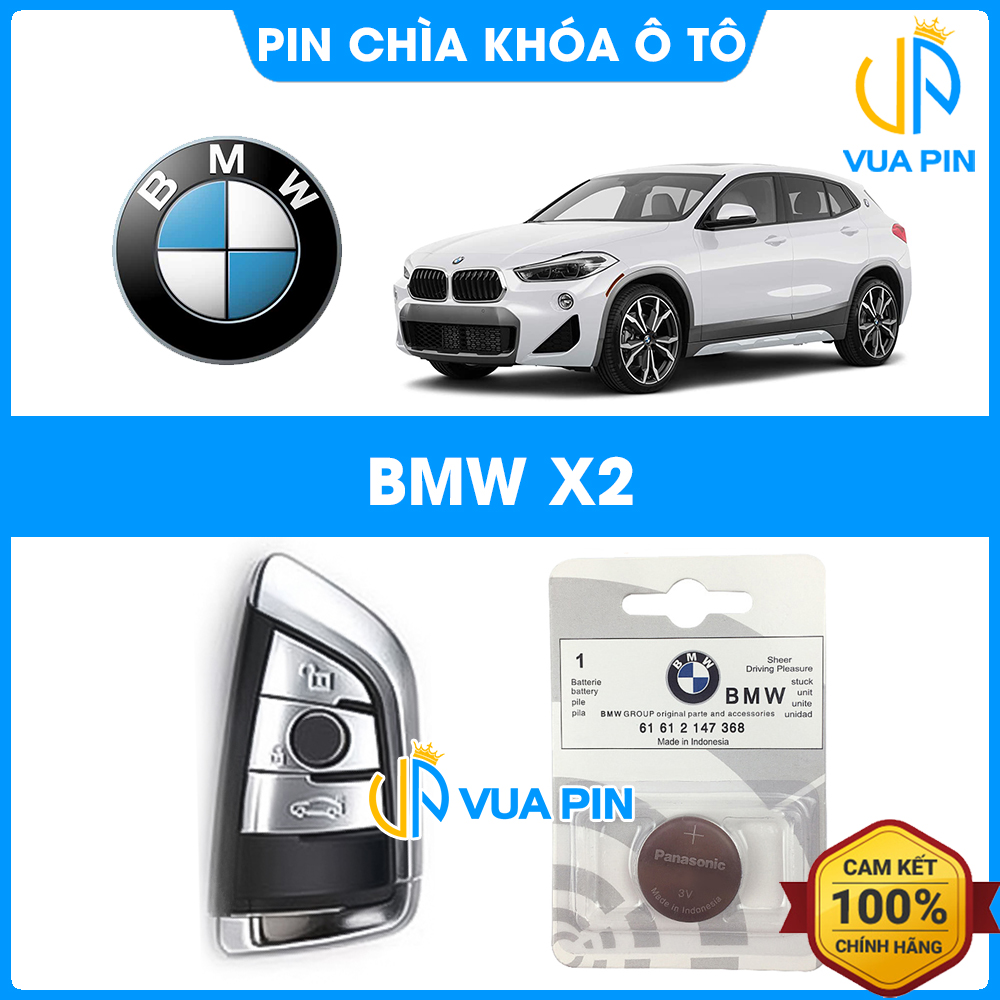 Pin chìa khóa ô tô BMW X2 chính hãng BMW