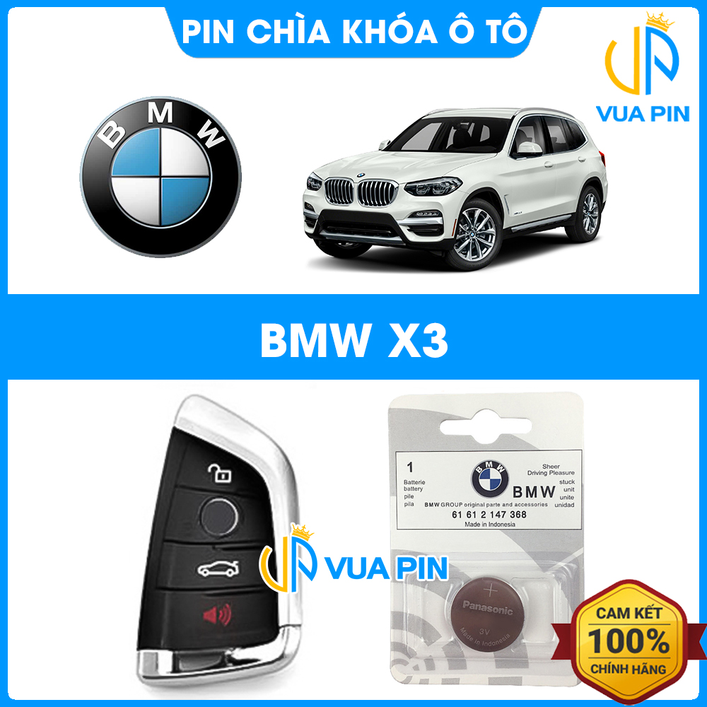 Pin chìa khóa ô tô BMW X3 chính hãng BMW