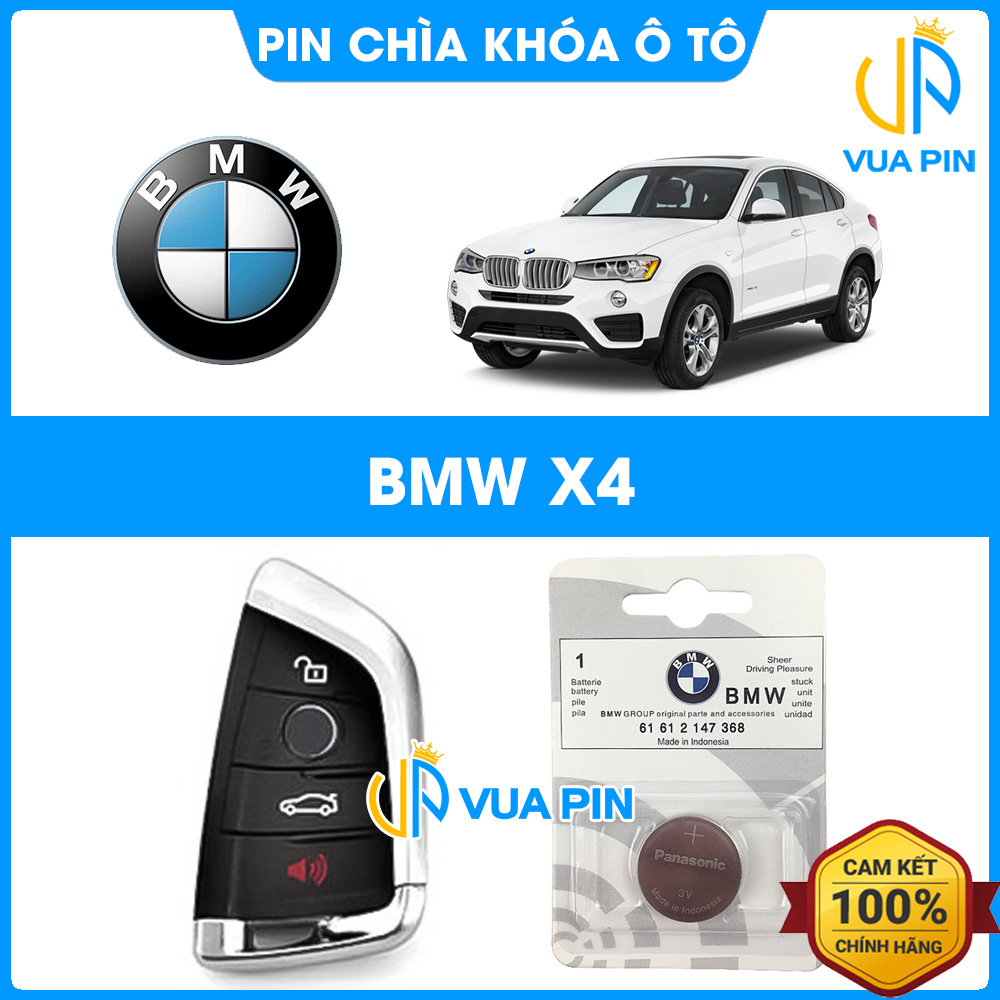 Pin chìa khóa ô tô BMW X4 chính hãng – Pin chìa khóa thông minh BMW