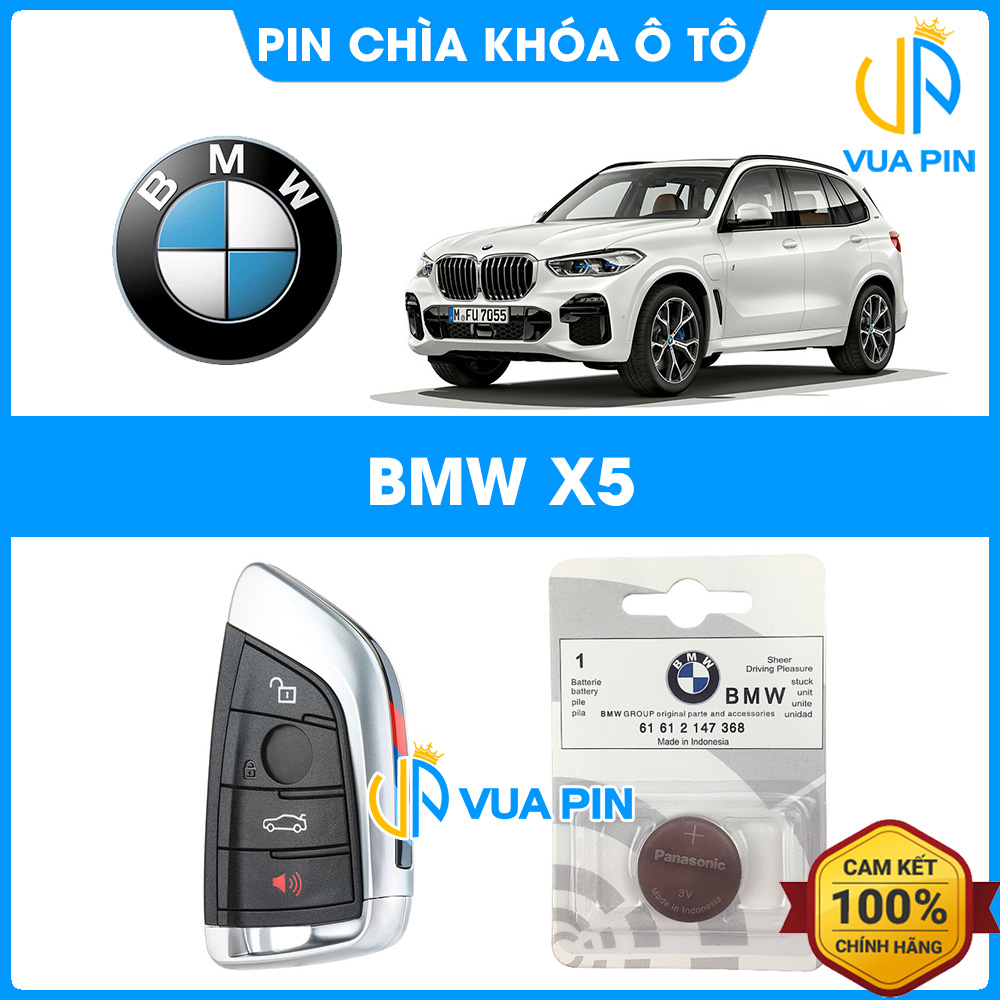Pin chìa khóa ô tô BMW X5 chính hãng BMW