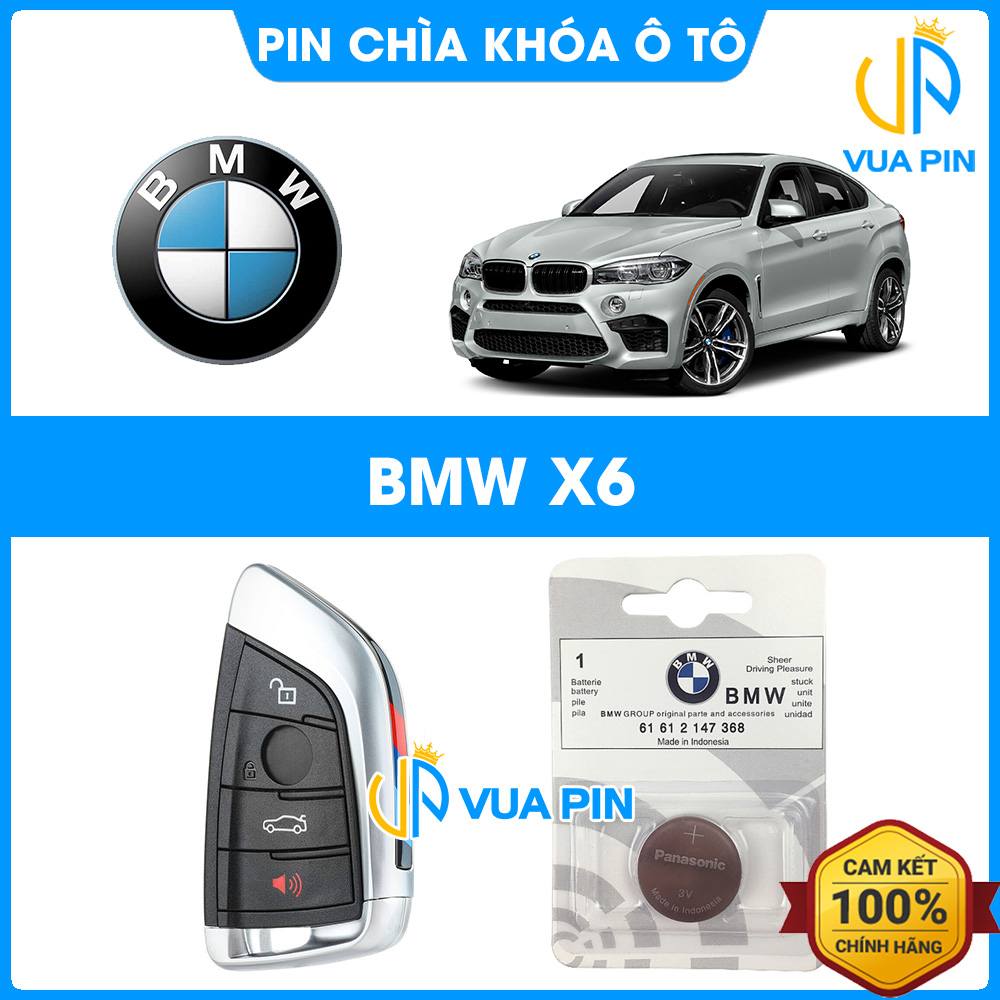 Pin chìa khóa ô tô BMW X6 chính hãng BMW