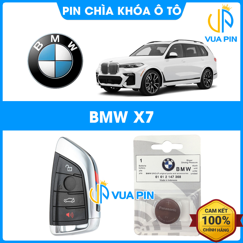 Pin chìa khóa ô tô BMW X7 chính hãng BMW