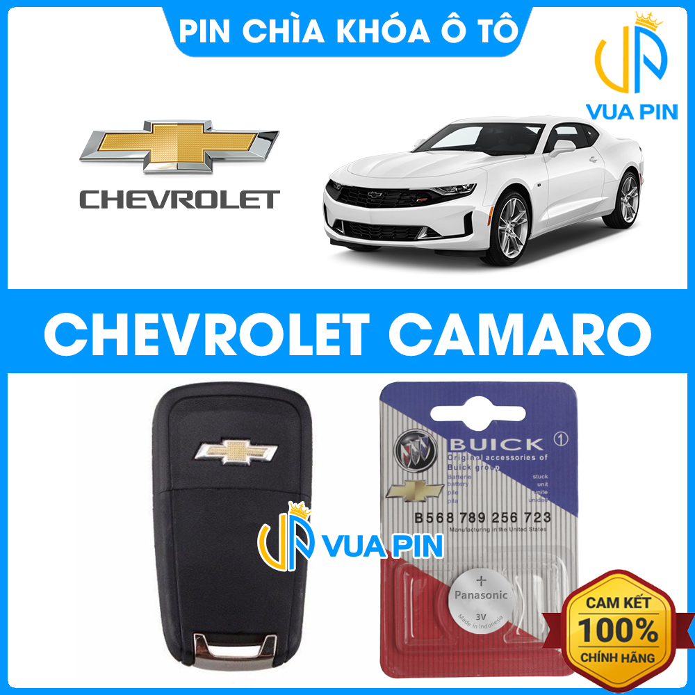Pin chìa khóa ô tô Chevrolet Camaro chính hãng – Pin chìa khóa thông minh Chevrolet
