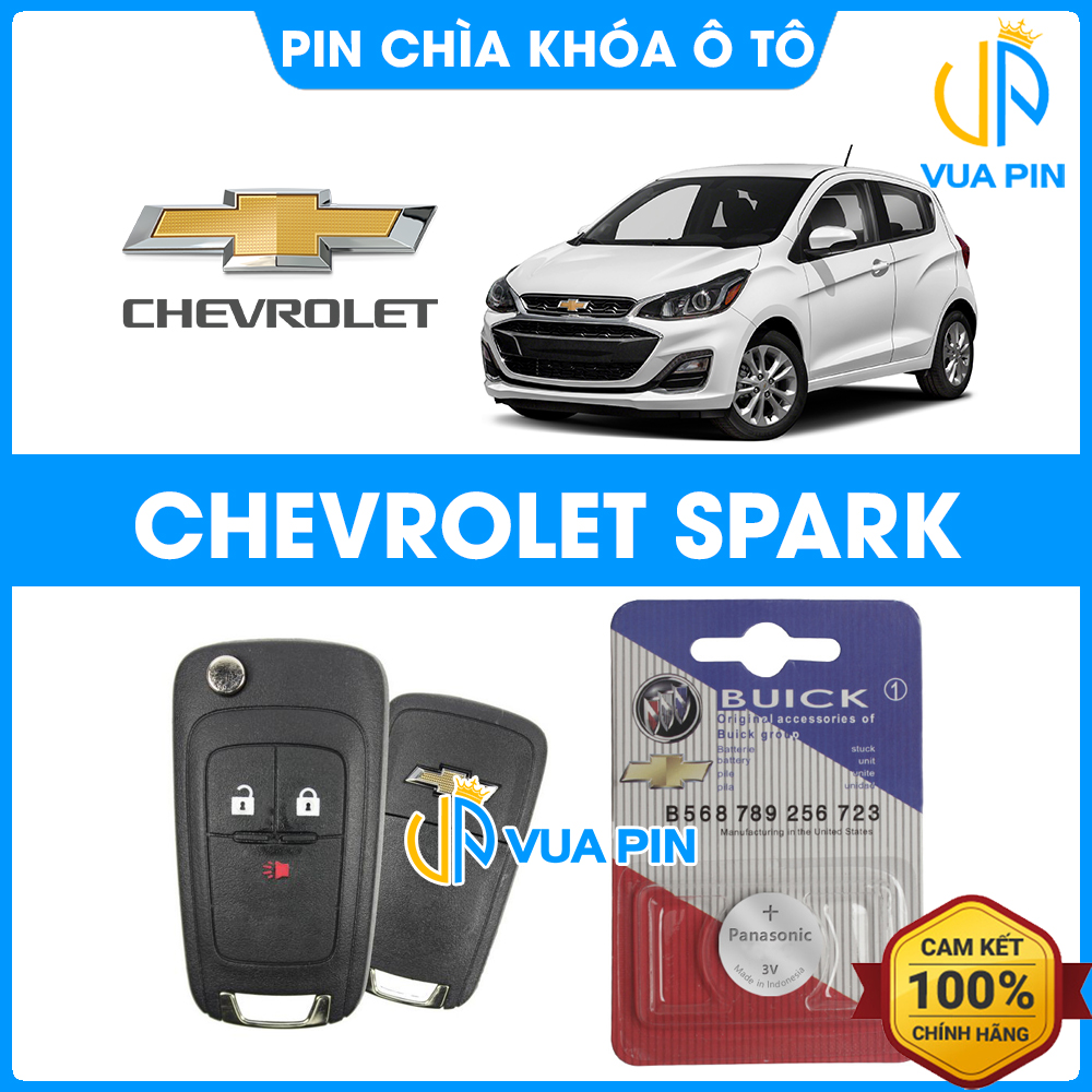 Pin chìa khóa ô tô Chevrolet Spark chính hãng – Pin chìa khóa thông minh Chevrolet