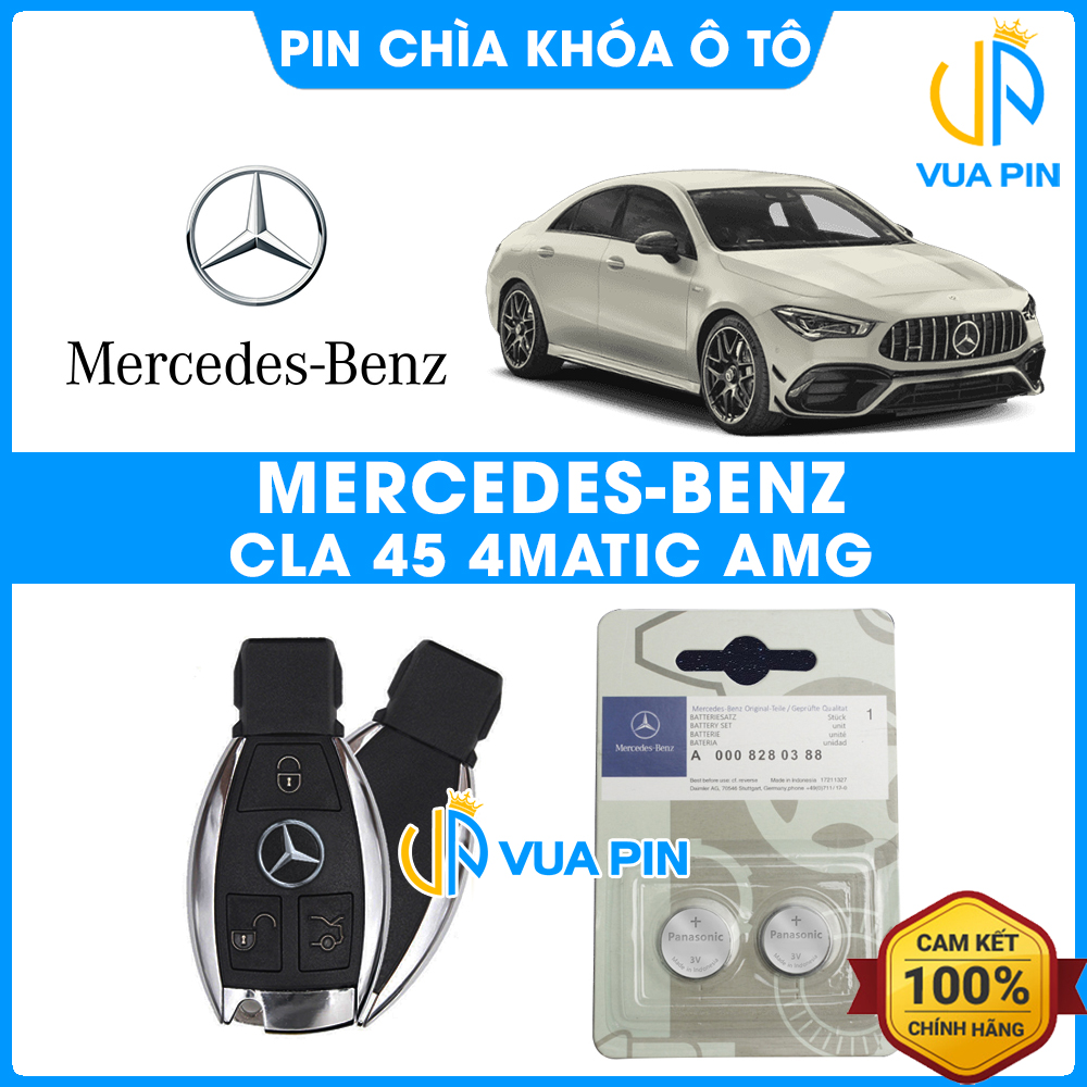 Pin chìa khóa ô tô Mercedes CLA 45 4MATIC AMG chính hãng Mercedes