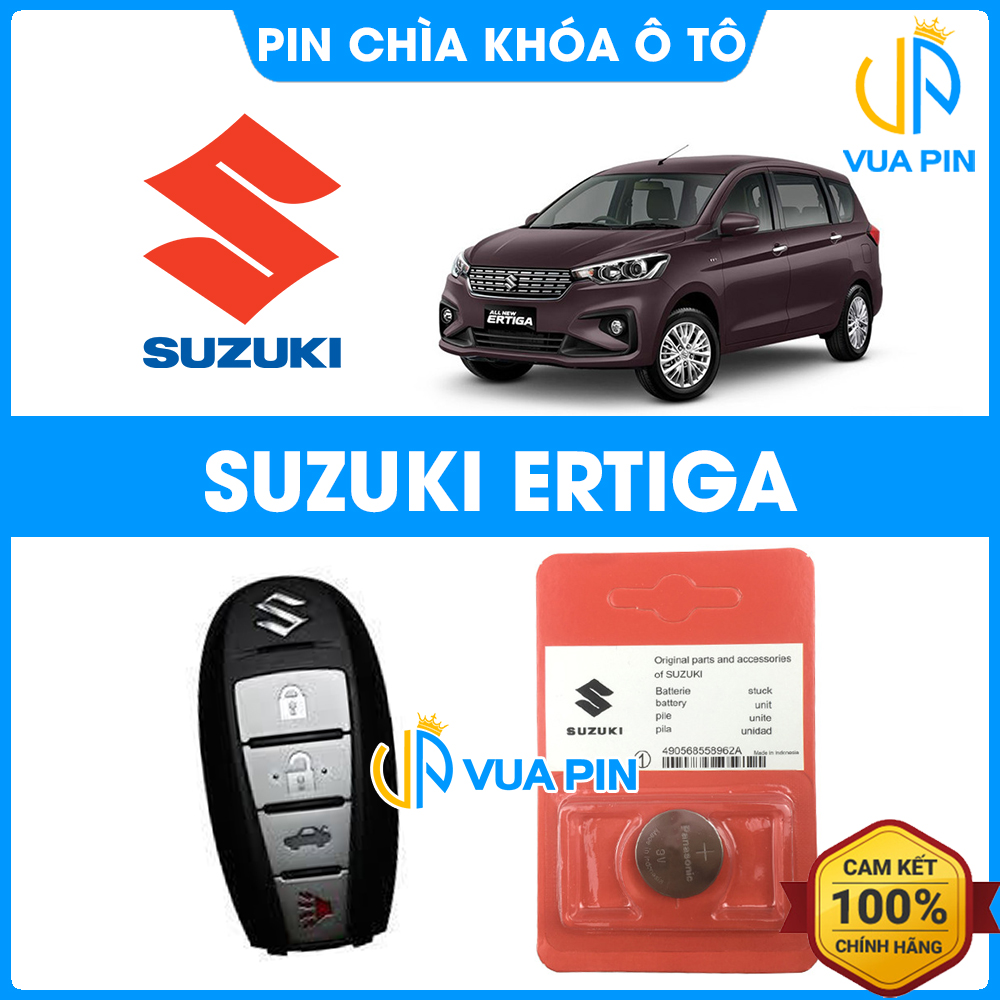 Pin chìa khóa ô tô Suzuki Ertiga chính hãng – Pin chìa khóa thông minh Suzuki