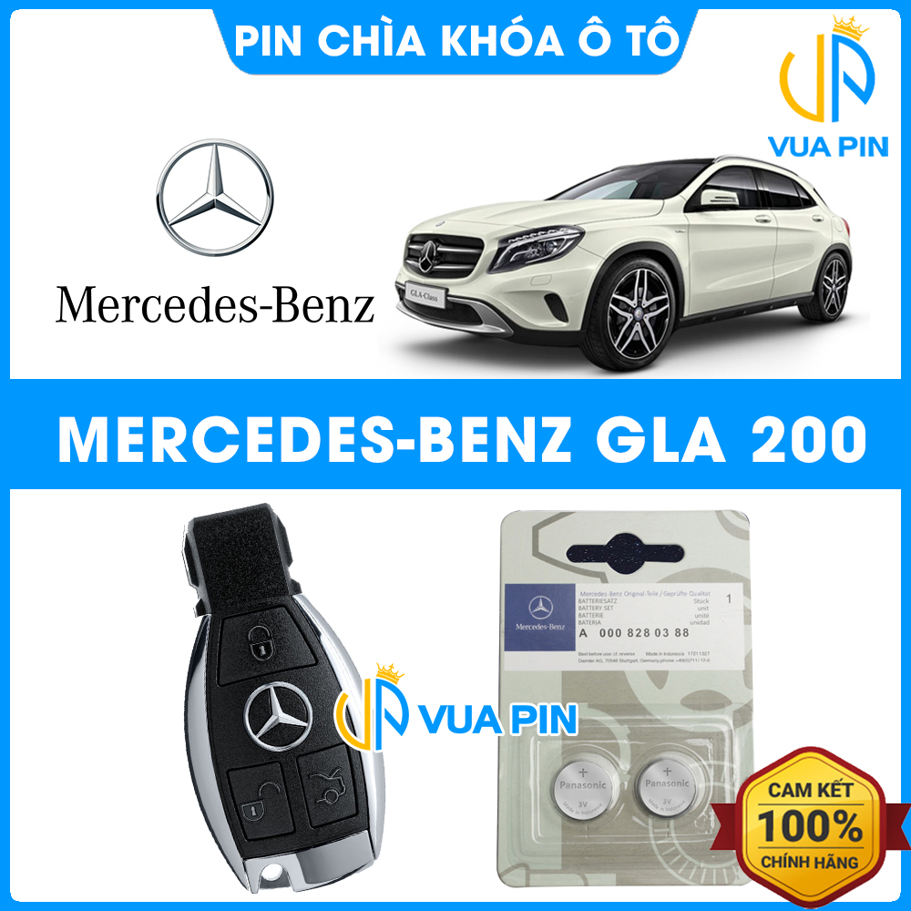 Pin chìa khóa ô tô Mercedes GLA 200 chính hãng Mercedes