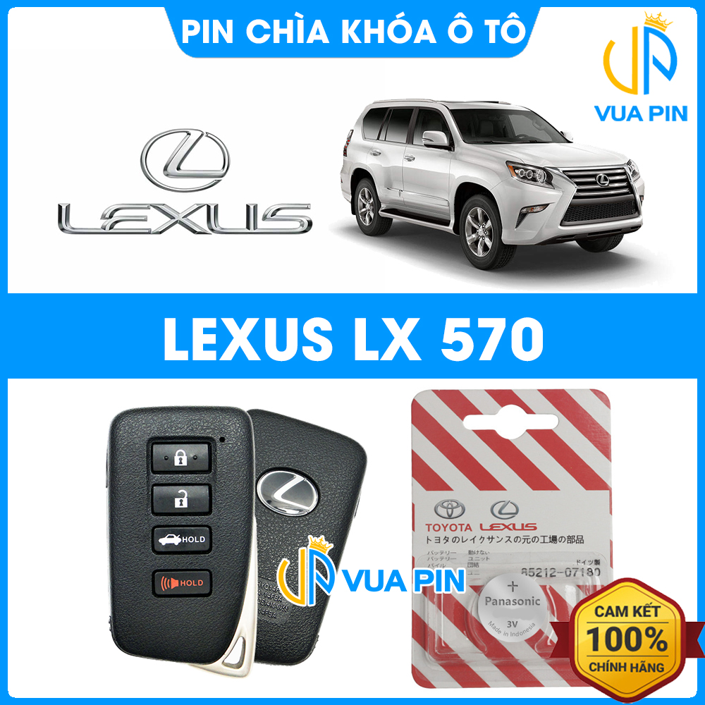 Pin chìa khóa ô tô Lexus LX 570 chính hãng Lexus