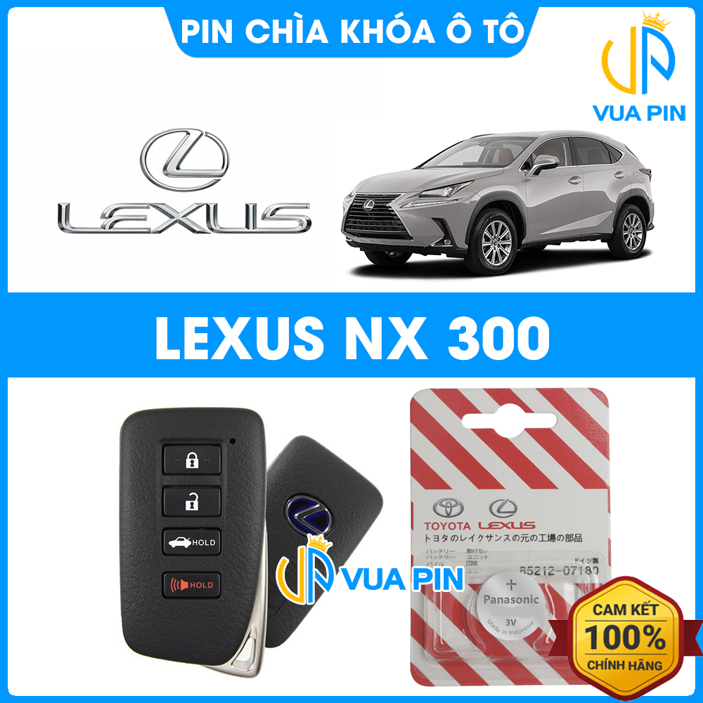 Pin chìa khóa ô tô Lexus NX 300 chính hãng Lexus