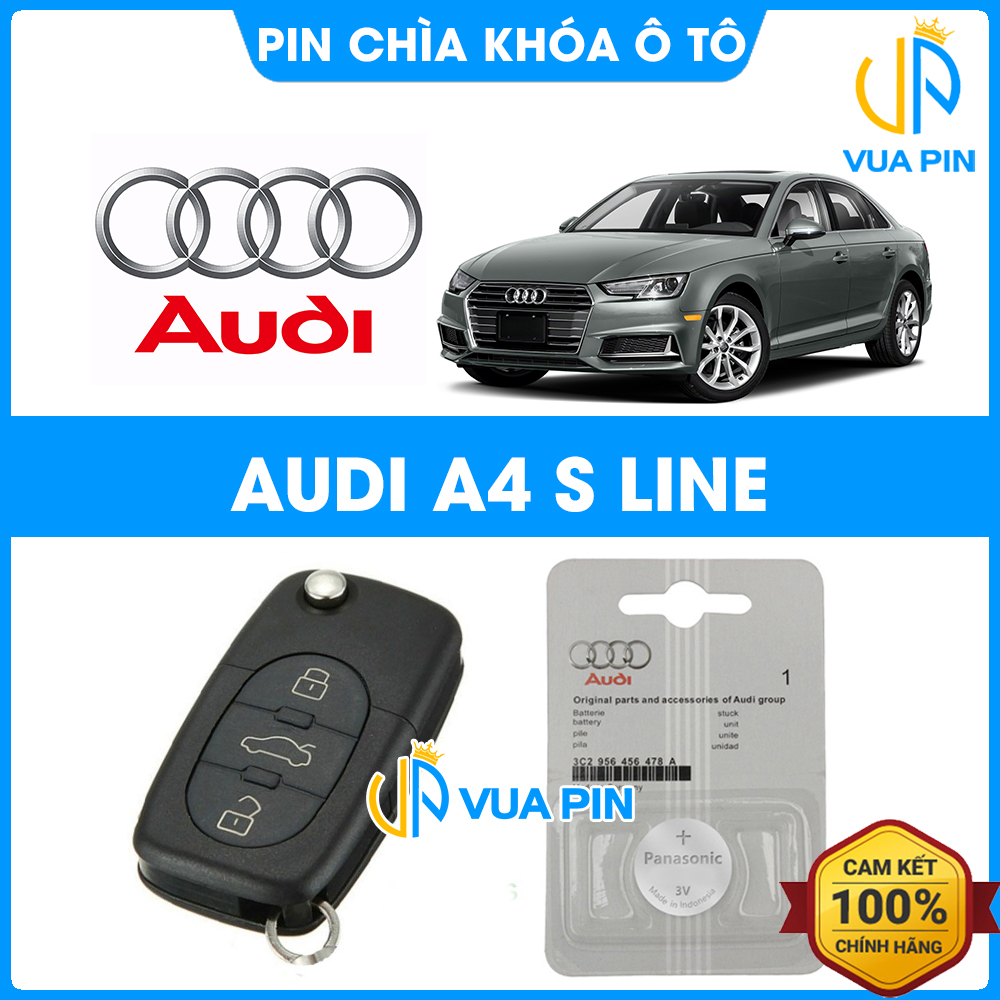 Pin chìa khóa ô tô Audi A4 S Line chính hãng – Pin chìa khóa thông minh Audi