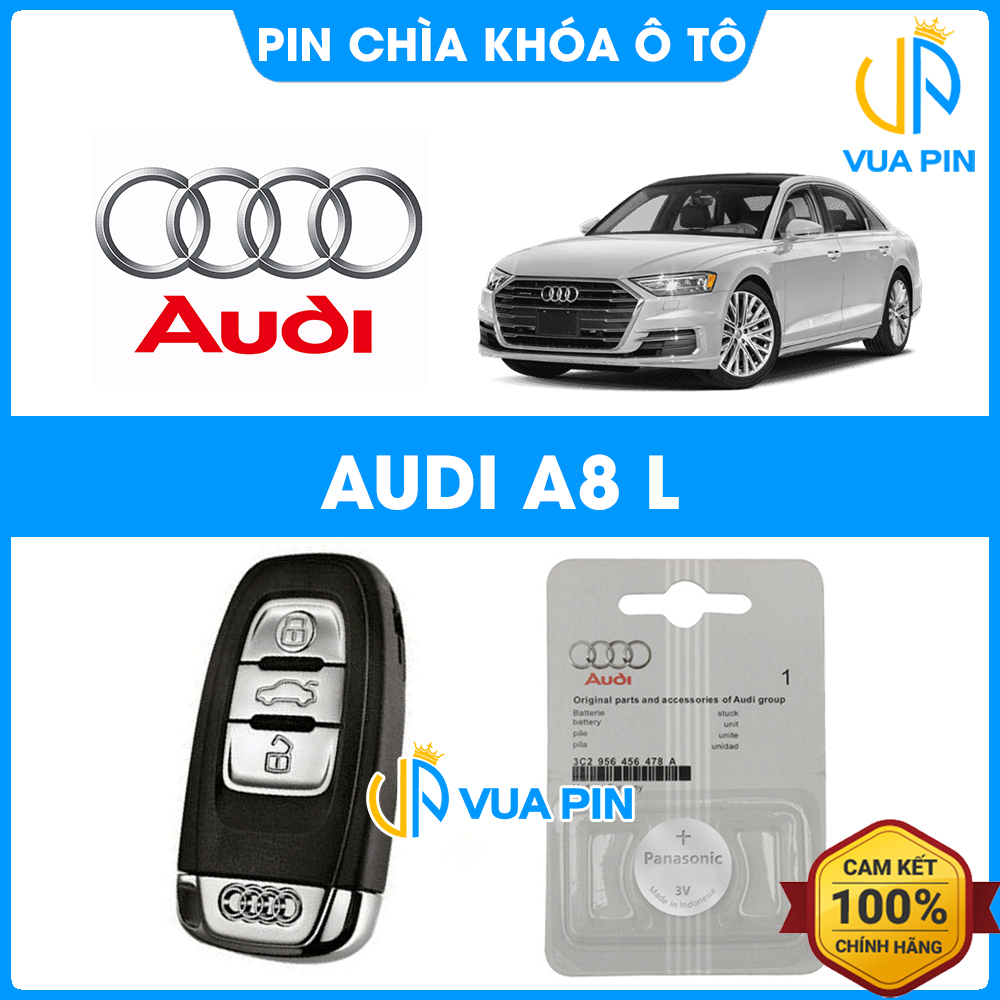 Pin chìa khóa ô tô Audi A8L chính hãng – Pin chìa khóa thông minh Audi