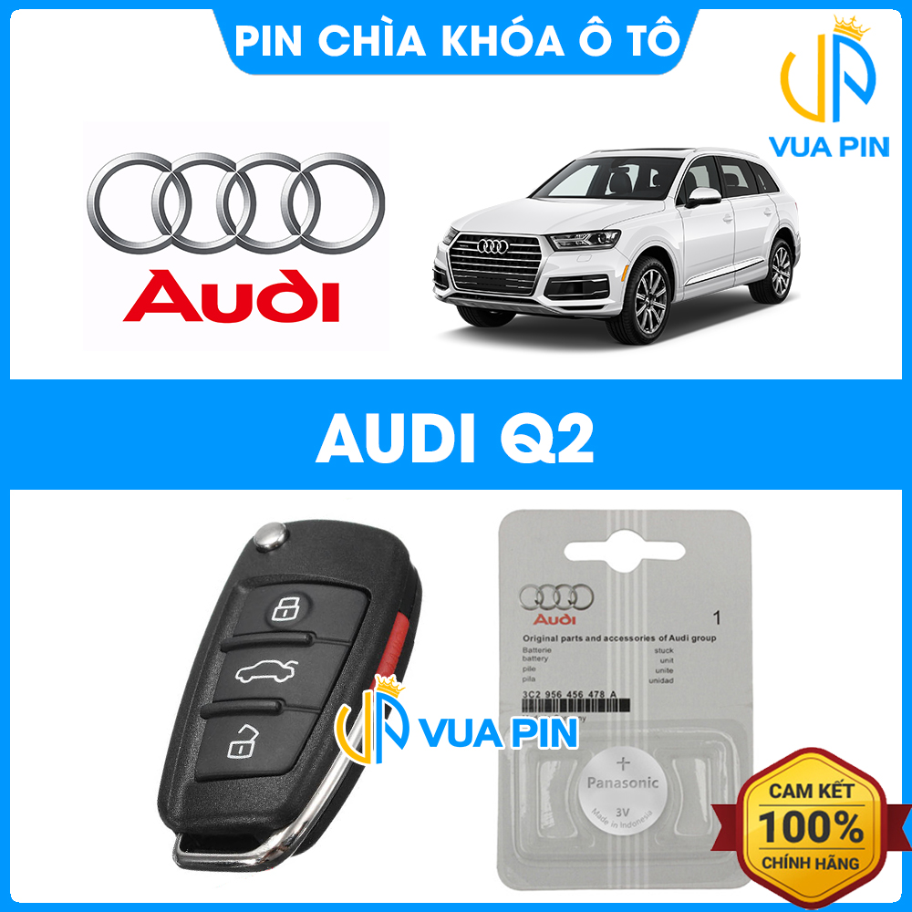 Pin chìa khóa ô tô Audi Q2 chính hãng – Pin chìa khóa thông minh Audi