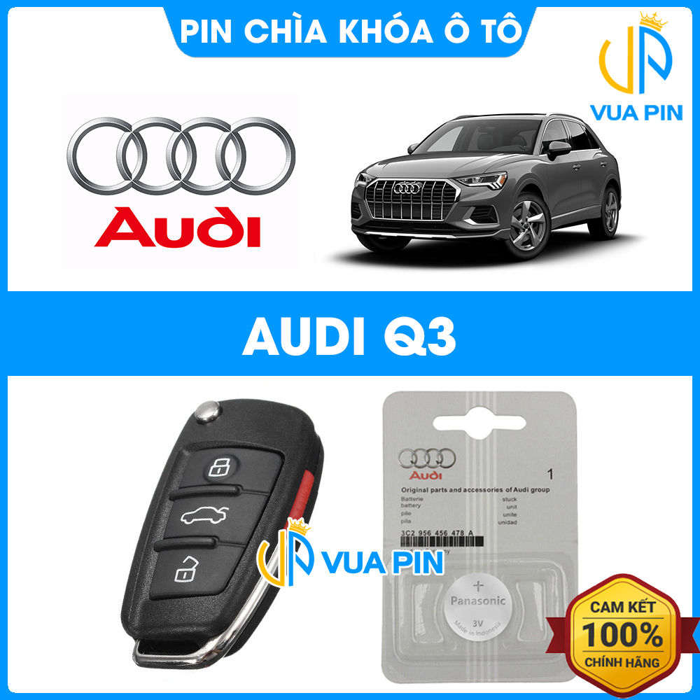 Pin chìa khóa ô tô Audi Q3 chính hãng – Pin chìa khóa thông minh Audi