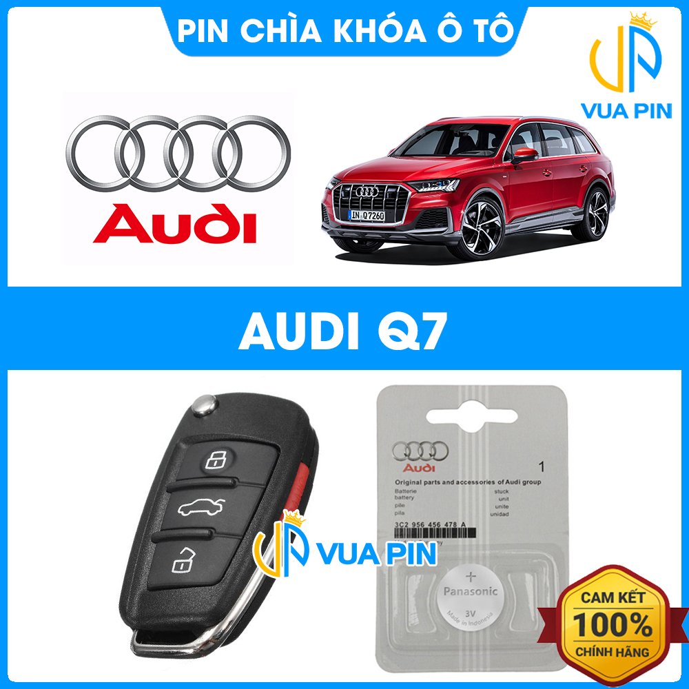Pin chìa khóa ô tô Audi Q7 chính hãng – Pin chìa khóa thông minh Audi
