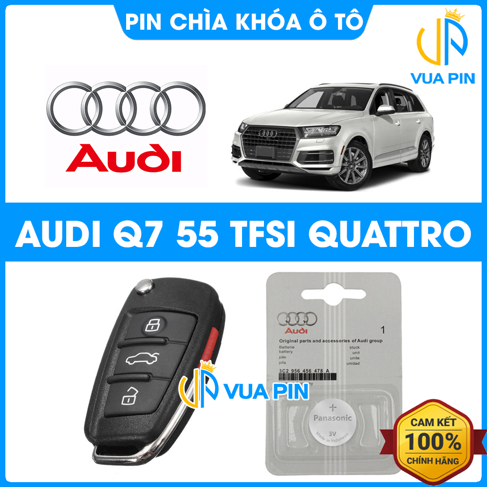 Pin chìa khóa ô tô Audi Q7 TFSI Quattro chính hãng – Pin chìa khóa thông minh Audi