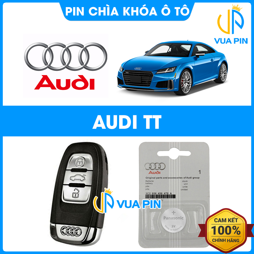 Pin chìa khóa ô tô Audi TT chính hãng – Pin chìa khóa thông minh Audi