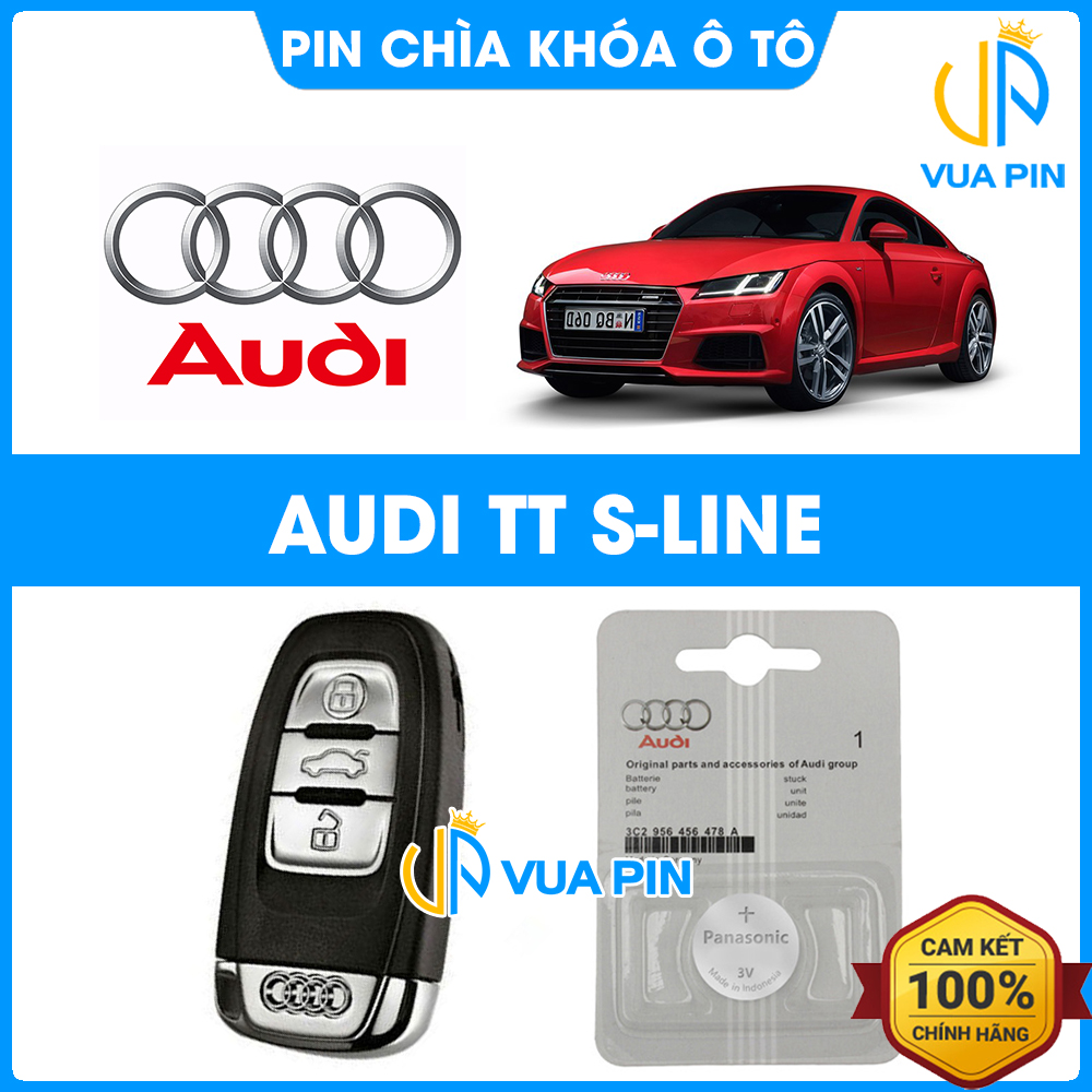 Pin chìa khóa ô tô Audi TT S Line chính hãng – Pin chìa khóa thông minh Audi