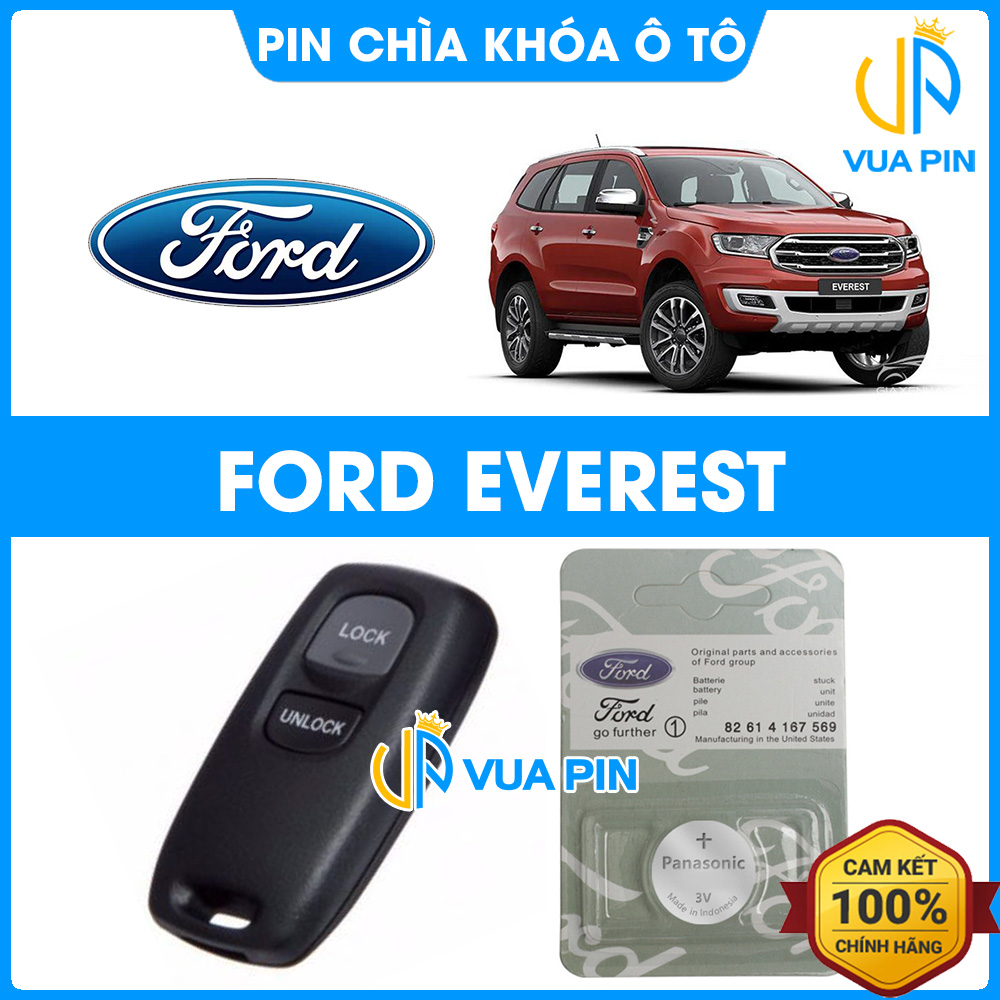 Pin chìa khóa ô tô Ford Everest chính hãng – Pin chìa khóa thông minh Ford