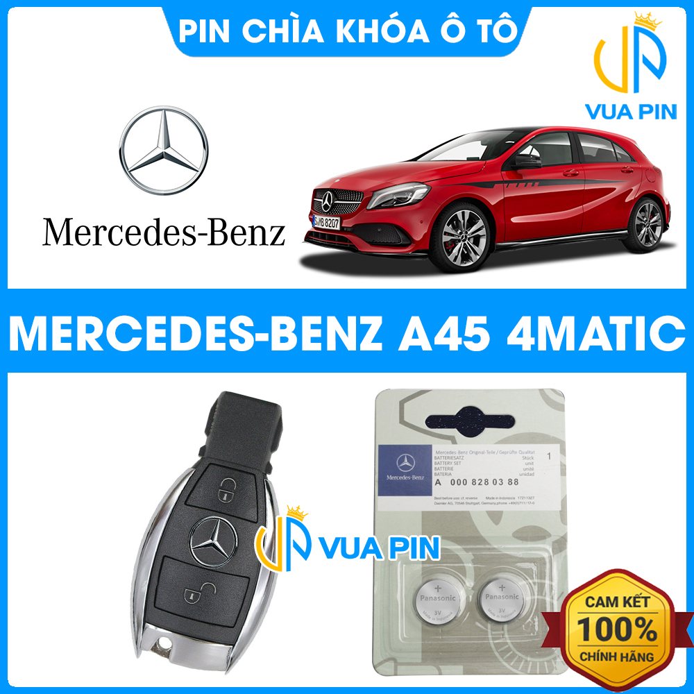 Pin chìa khóa ô tô Mercedes A45 4Matic chính hãng Mercedes