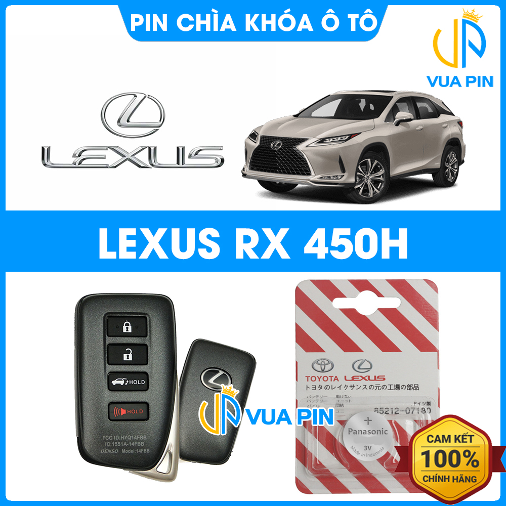 Pin chìa khóa ô tô Lexus RX 450h chính hãng Lexus
