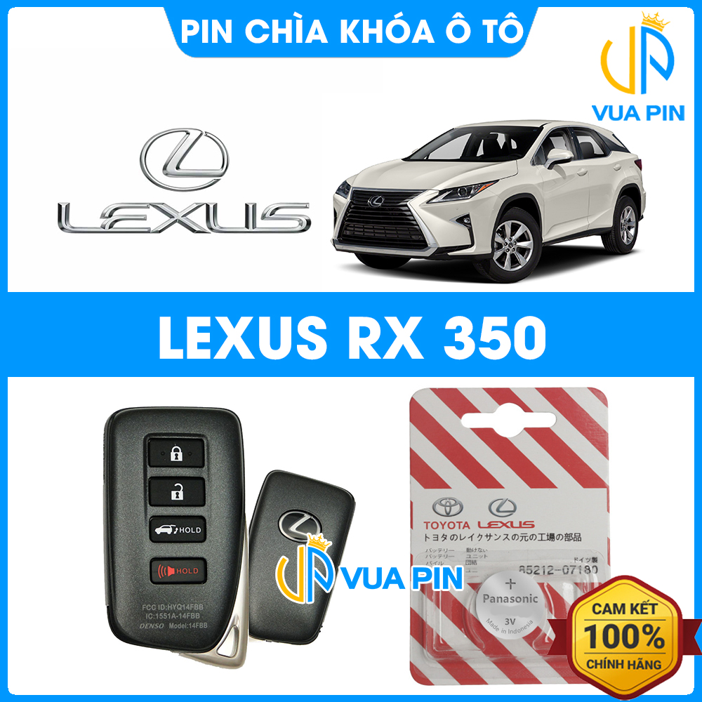 Pin chìa khóa ô tô Lexus RX 350 chính hãng Lexus